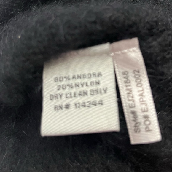 Eliza J Black Fuzzy Cropped Cardigan Sweater - Size S - Picture 3 of 5